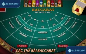 Các Thế Bài Baccarat tại BL555