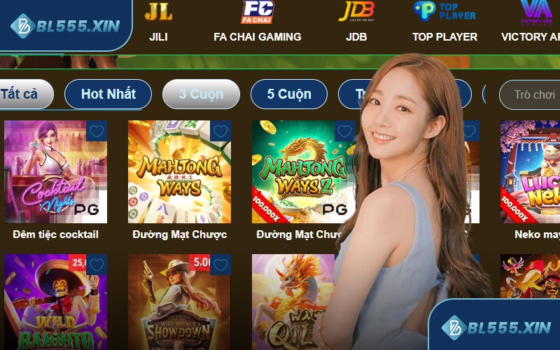 Các tựa game hot nhất sảnh Nổ hú BL555