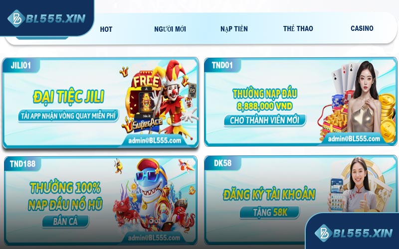 Tổng quan về các chương trình khuyến mãi BL555
